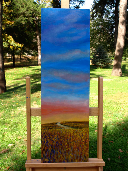 Homeward Bound - 11x25" Acrylic Painting Gallery Wrap