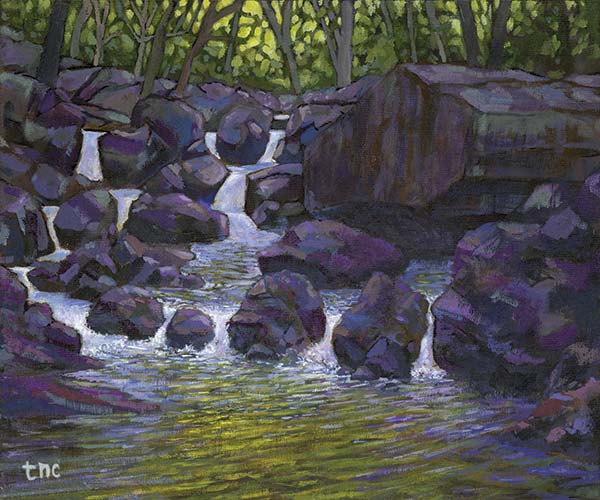 HOME_PAINTING_Stone_2025 Acrylic Paintings | Original Landscape | Artwork | Asheville, NC