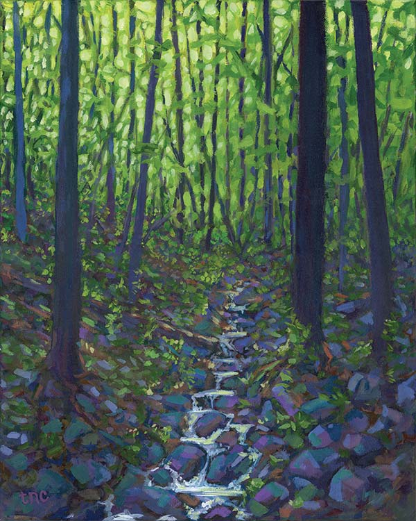 HOME_PAINTING_Sweeten_2025 Acrylic Painting | en pleinair landscape | Artwork | Asheville, NC
